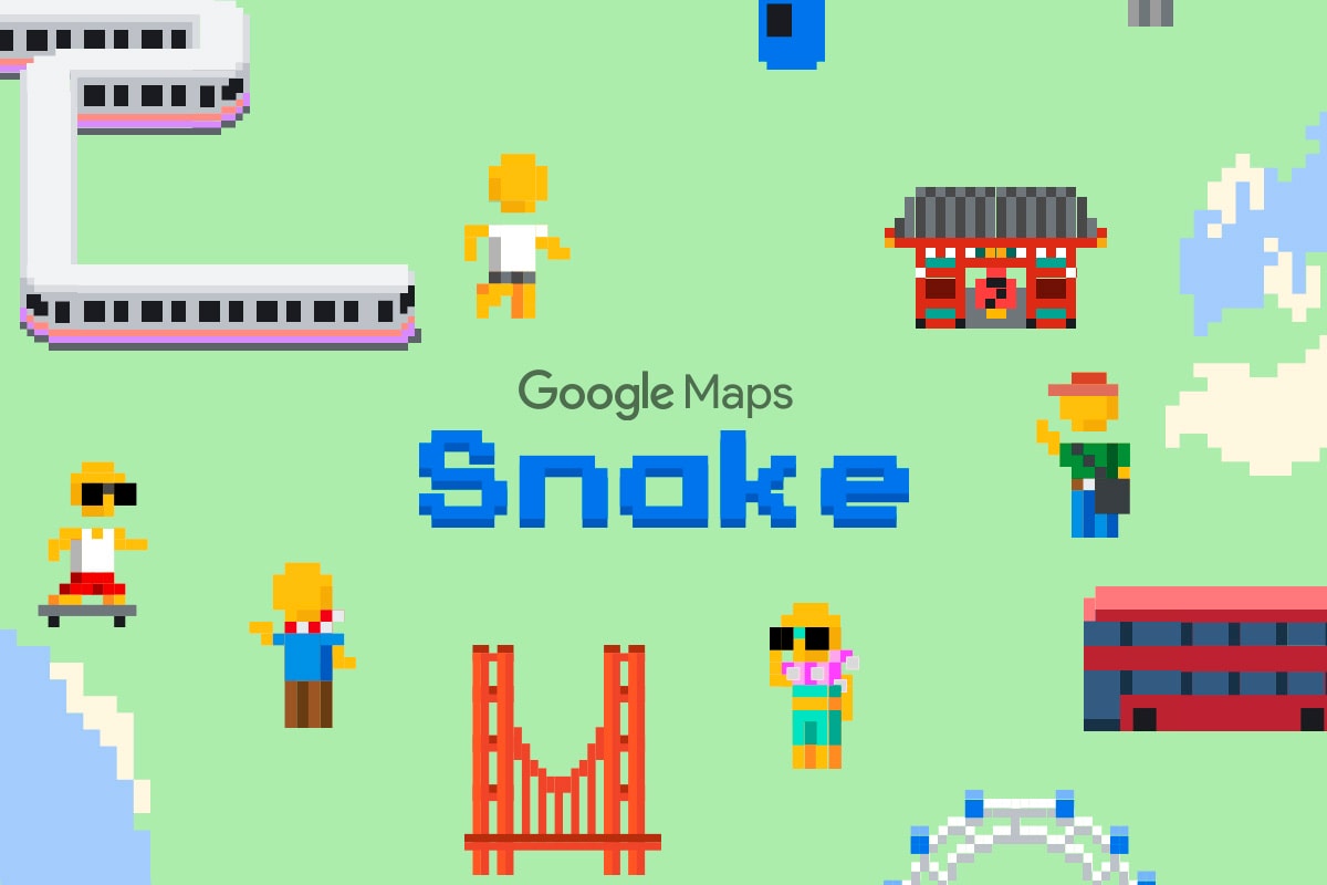 Google Maps Adds 'Snake' Game for April Fools' Day gaming maps apps