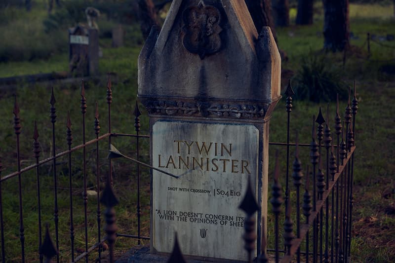 'Game of Thrones' got 'Grave of Thrones' Cemetery Appears in Sydney joffrey hodor khal drogo baratheon tyrell high sparrow oberyn martell petyr littlefinger baelish ros ramsay bolton stark tywin lannister walder frey wun wun westeros 