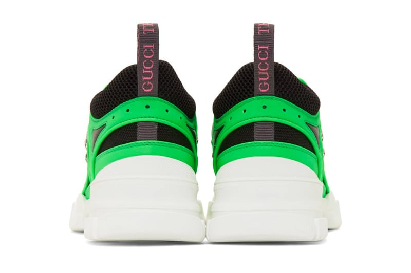 gucci green flashtrek sneakers