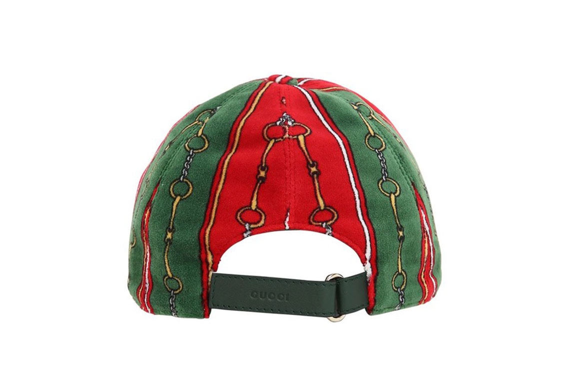 Gucci Printed Chenille Baseball Hat Release Luisaviaroma caps accessories hats 