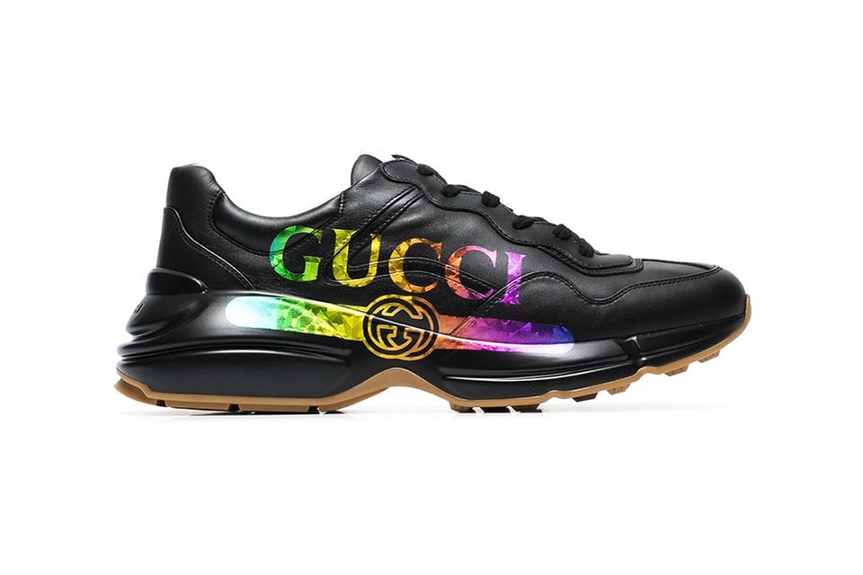 Gucci Rhyton Logo Sneakers Multicolor Release | Hypebeast
