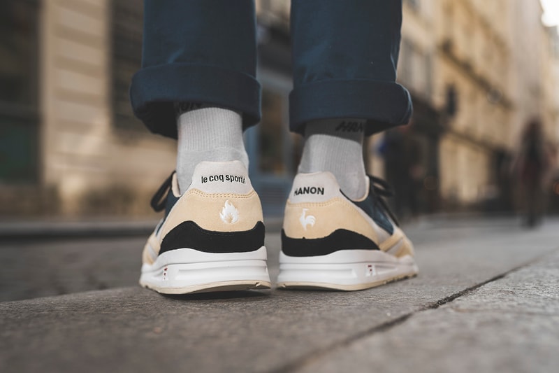 HANON x Le Coq Sportif LCS R800 'The Good Agreement' MIF Made in France Bon Accord Angers French Scotland Suede Sneaker Release Collaboration Drop Date Information Raffle Sign Up Now Where to Buy Limited Edition 