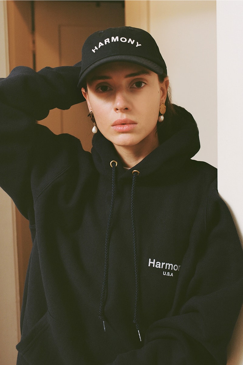 Harmony USA Program Spring Summer 2019 SS19 Campaign Styled Directed Emily Oberg Parisian Flagship store Ivy League Campus Collegiate Life United States of America  David Obadia Preppy Sporting Culture vintage-style sweatshirts hoodies T-shirts caps embroidered twills Team Colors Release Lookbook 