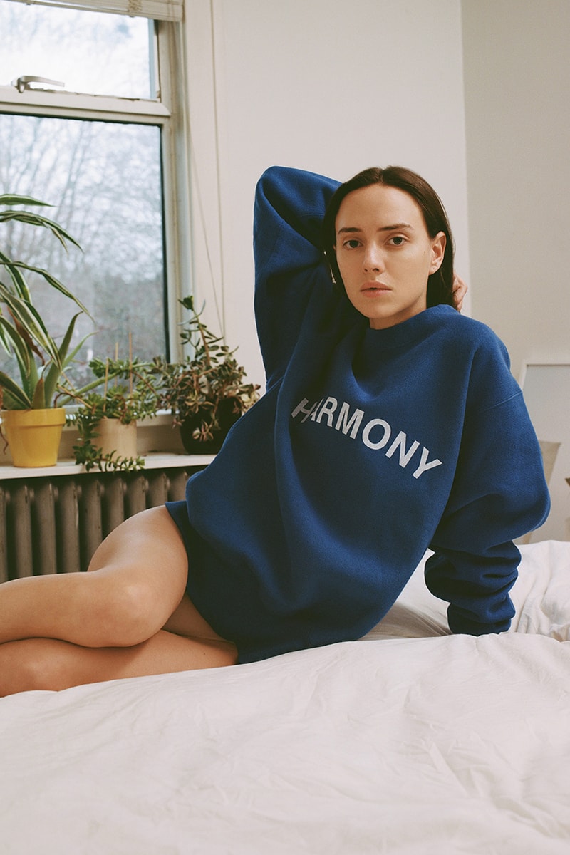 Harmony USA Program Spring Summer 2019 SS19 Campaign Styled Directed Emily Oberg Parisian Flagship store Ivy League Campus Collegiate Life United States of America  David Obadia Preppy Sporting Culture vintage-style sweatshirts hoodies T-shirts caps embroidered twills Team Colors Release Lookbook 