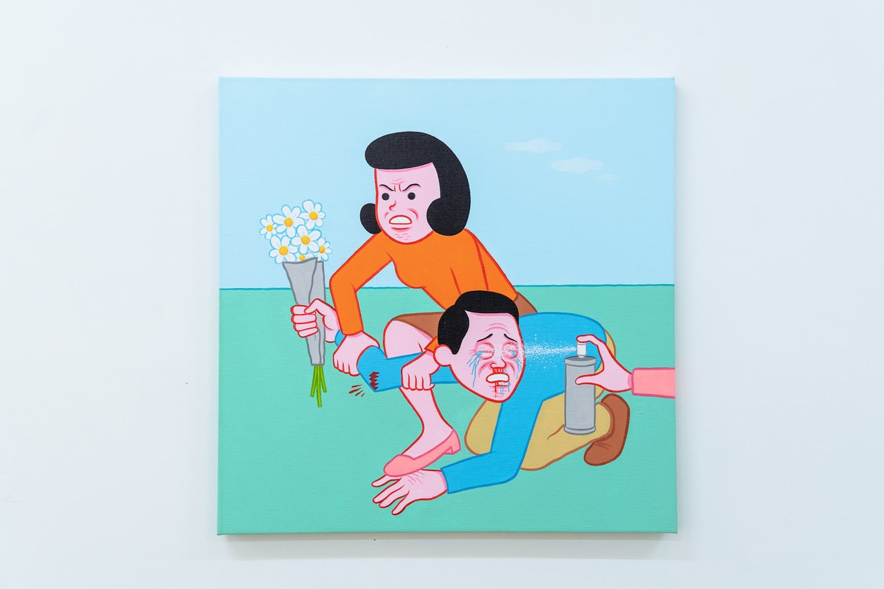 joan cornella keep it real exhibition gr gallery interview artworks paintings 