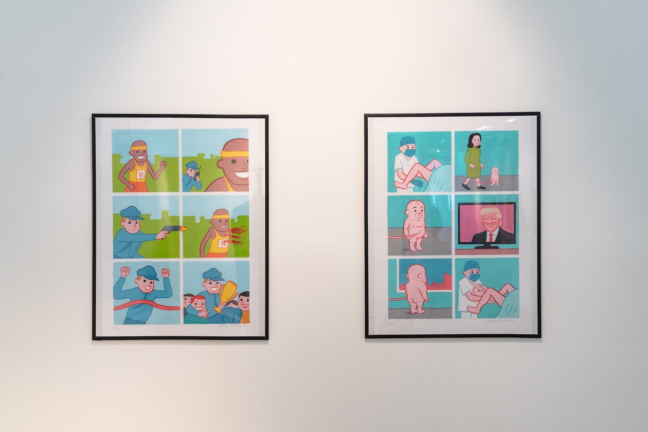 joan cornella keep it real exhibition gr gallery interview artworks paintings 