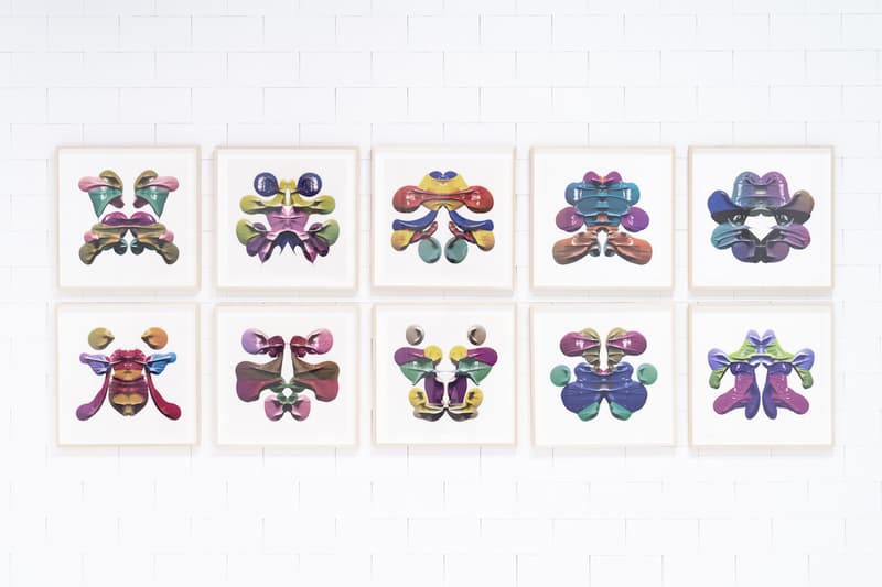 cj hendry rorschach exhibition drawings installation prints editions collectibles artworks