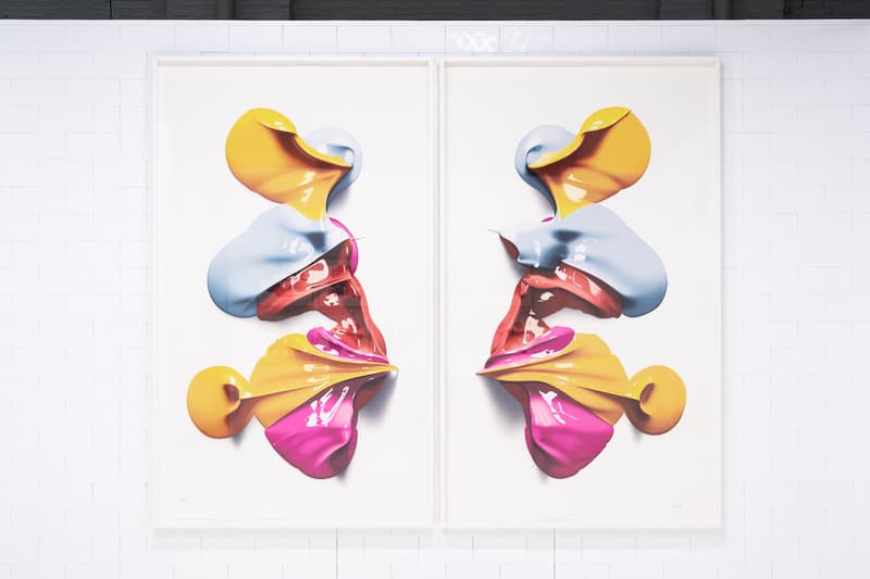 cj hendry rorschach exhibition drawings installation prints editions collectibles artworks