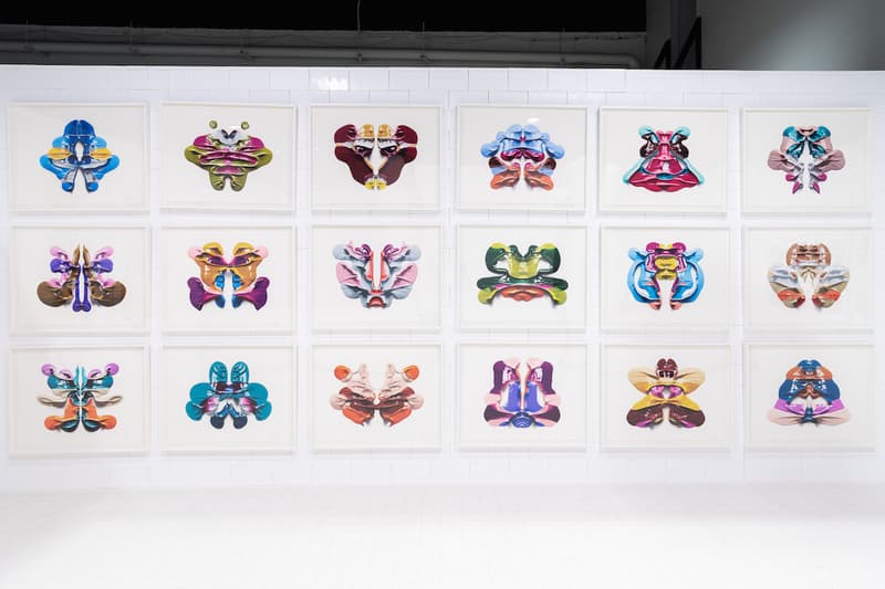 cj hendry rorschach exhibition drawings installation prints editions collectibles artworks