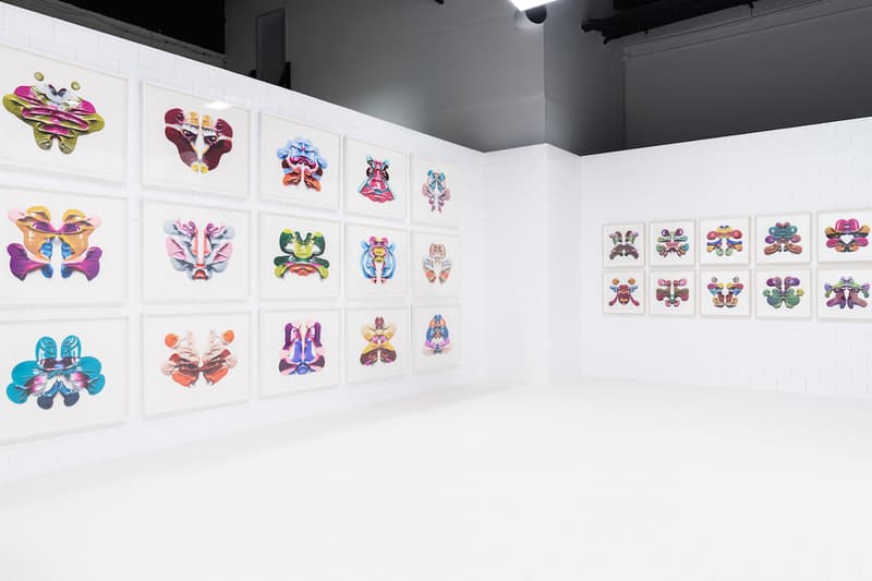 cj hendry rorschach exhibition drawings installation prints editions collectibles artworks