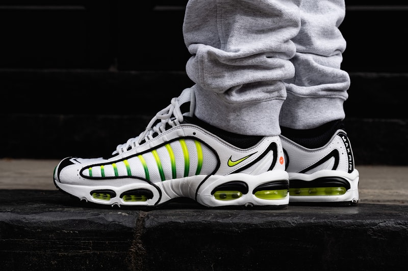 nike air max tailwind 4 volt green white colorway sneaker release 