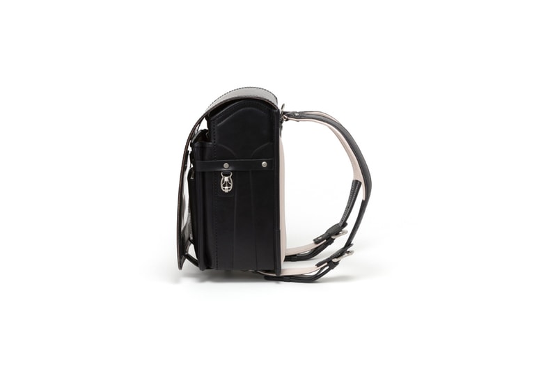 Hender Scheme Japanese School Bag Release Info leather & faux leather natural color black cowhide drop date price 