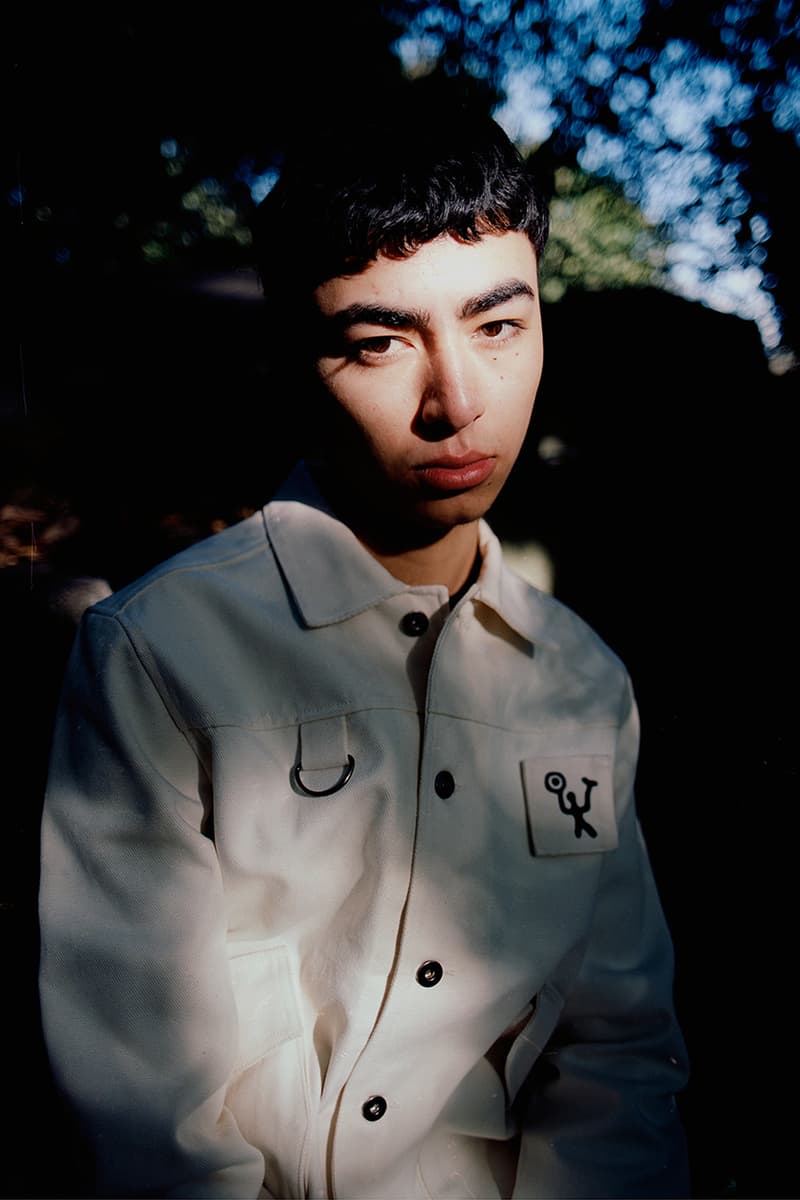 Heresy Spring Summer 2019 SS19 Collection Lookbook British Folklore Fashion Menswear Art Exhibitions Music Publication Alec McLeish T Shirts Long Sleeve Hoodie Sweatpants Workwear Shirt Trousers Clean Skating Stone Henge Cerne Abbas