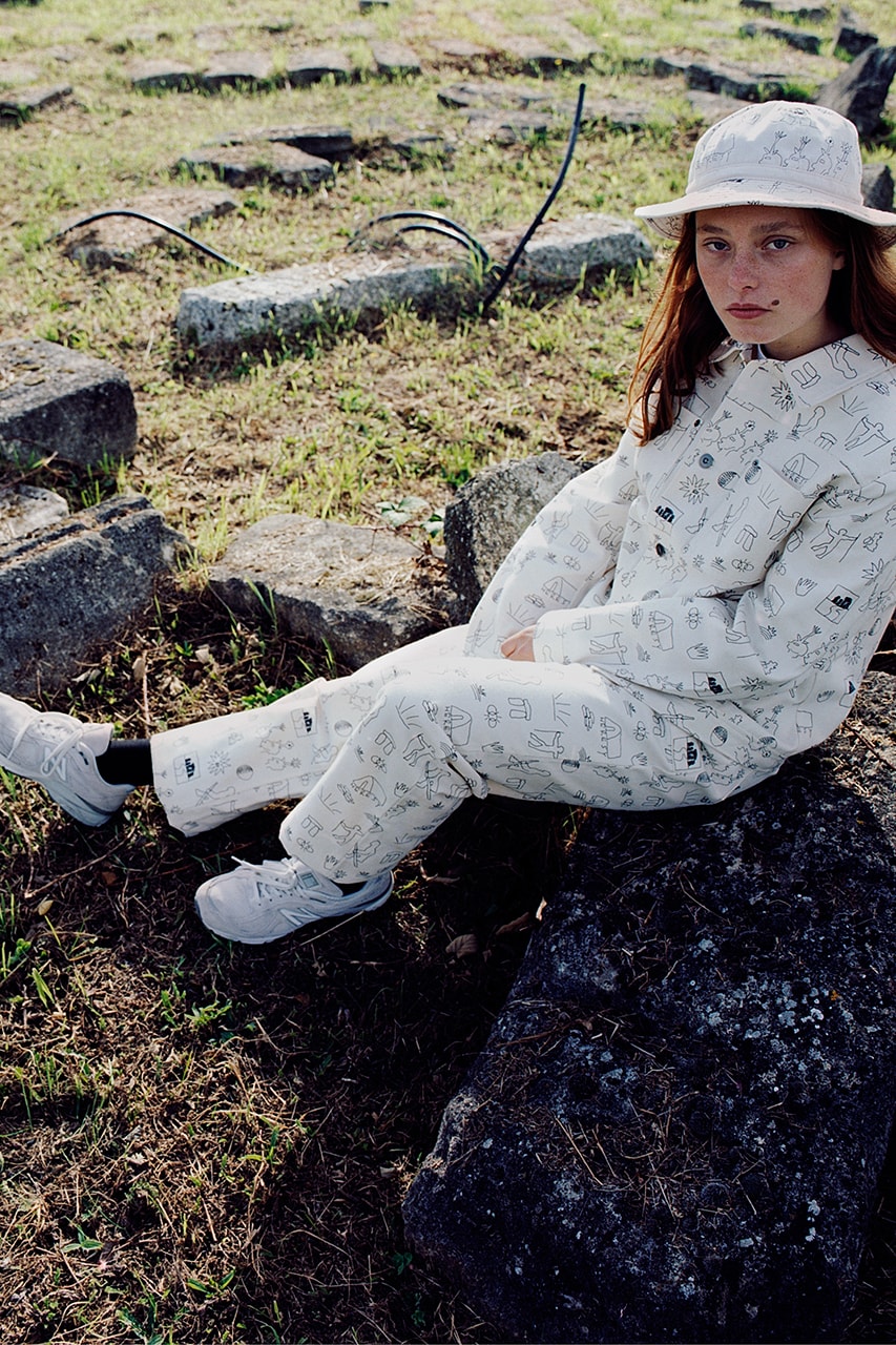 Heresy Spring Summer 2019 SS19 Collection Lookbook British Folklore Fashion Menswear Art Exhibitions Music Publication Alec McLeish T Shirts Long Sleeve Hoodie Sweatpants Workwear Shirt Trousers Clean Skating Stone Henge Cerne Abbas