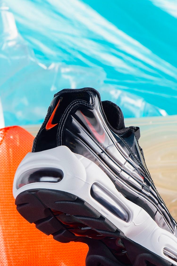 Heron Preston Nike By You Air Max 720/95 Closer Look red black blue pink green