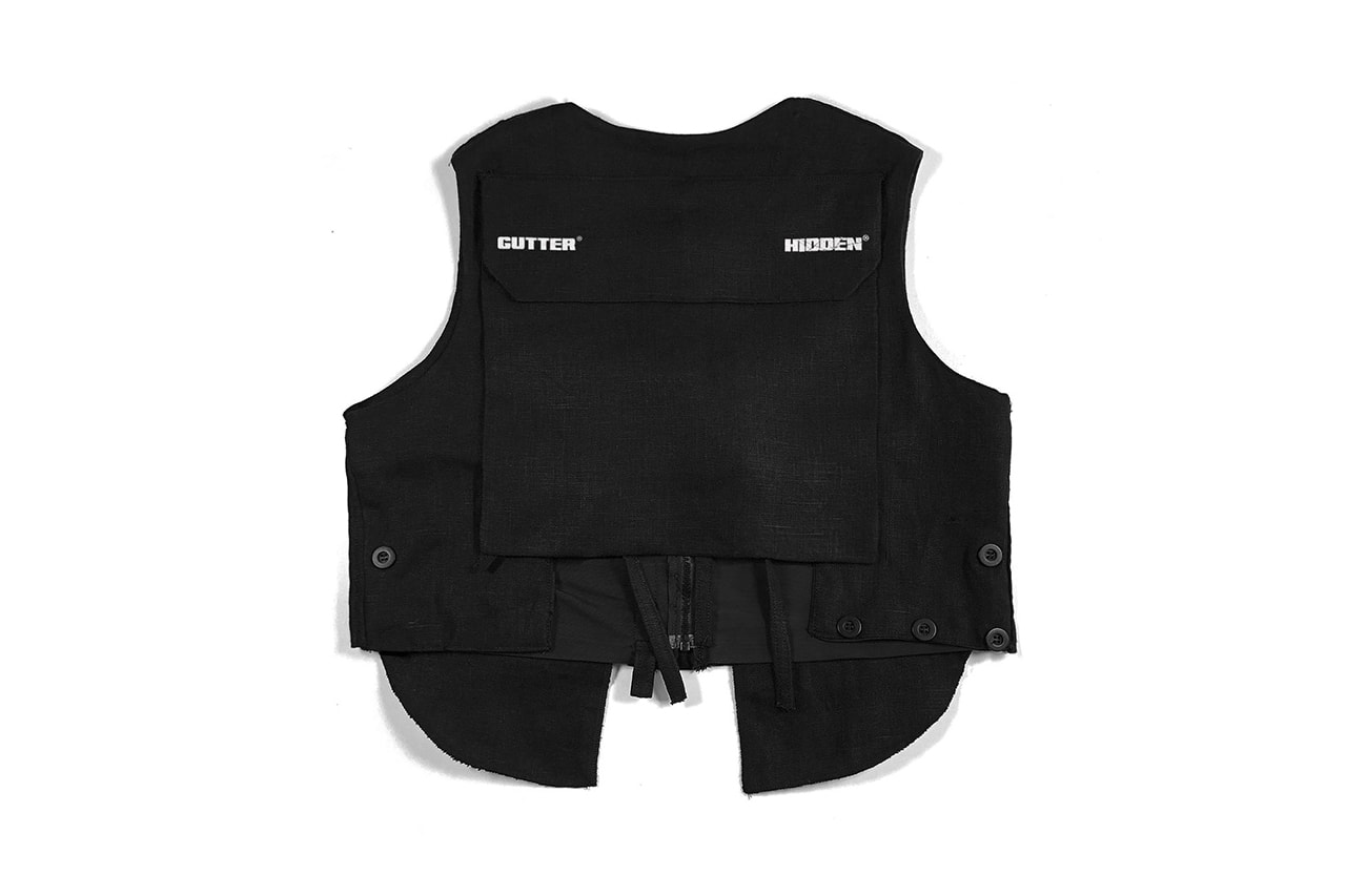 Hidden Characters x GUTTERTM "Portal One" Capsule collection range cut & sew graphics gutter The Hidden Characters chicago brands streetwear "K-os" tee vest tearaway trousers