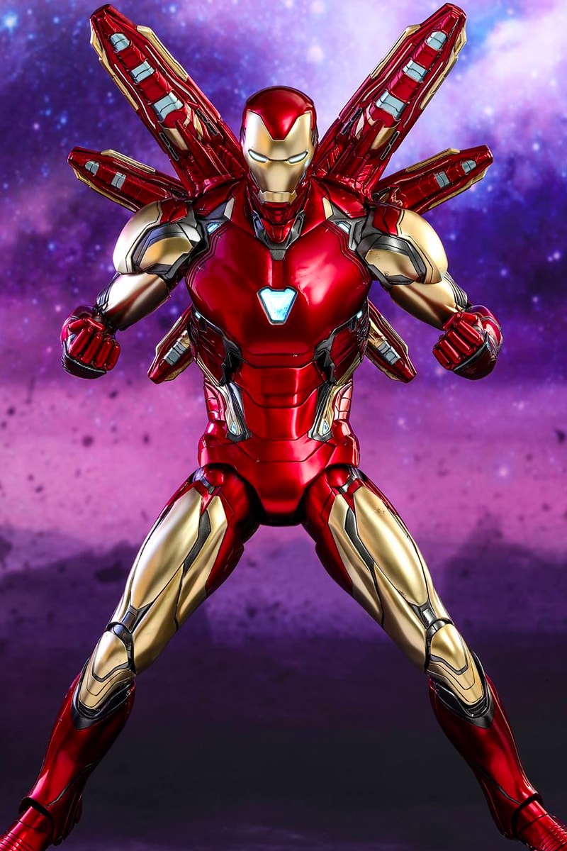 Iron Man Suit Thanos Weapon Avengers Endgame Tony Stark Hot Toys Marvel MCU Marvel Studio 