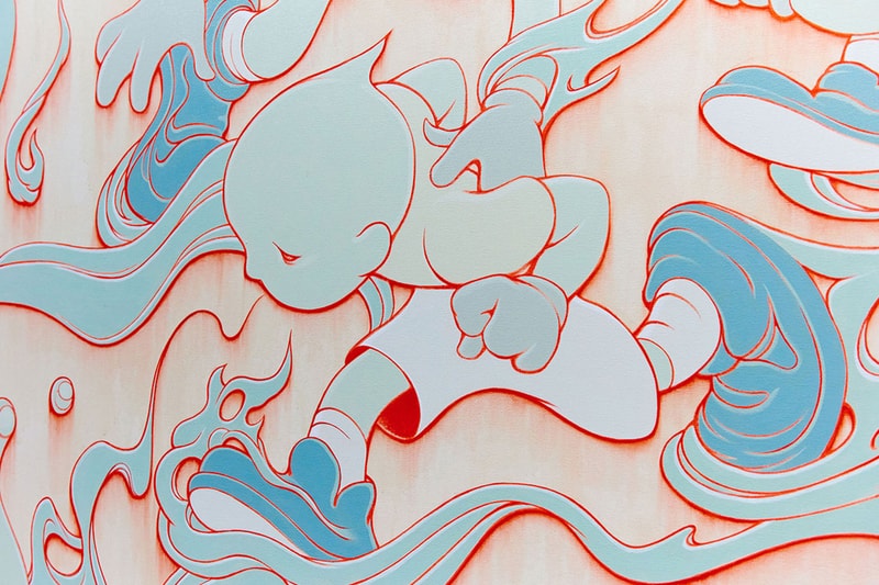 James Jean Eternal Journey Seoul  Art Exhibition art artworks paintings murals stained glass south korea Lotte museum 