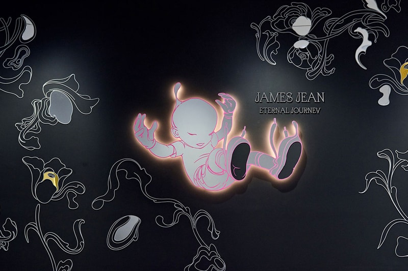 James Jean Eternal Journey Seoul  Art Exhibition art artworks paintings murals stained glass south korea Lotte museum 
