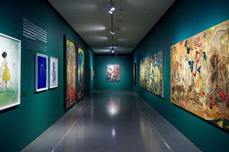 James Jean Eternal Journey Seoul  Art Exhibition art artworks paintings murals stained glass south korea Lotte museum 