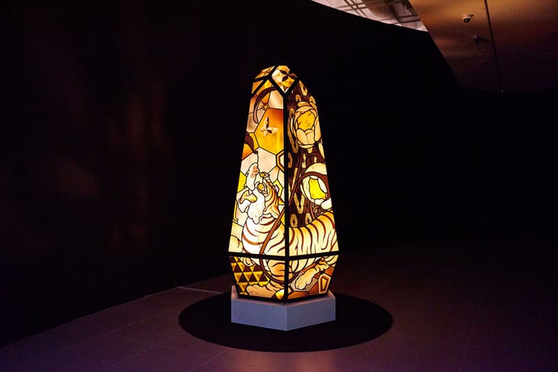 James Jean Eternal Journey Seoul Art Exhibition art artworks paintings murals stained glass south korea Lotte museum
