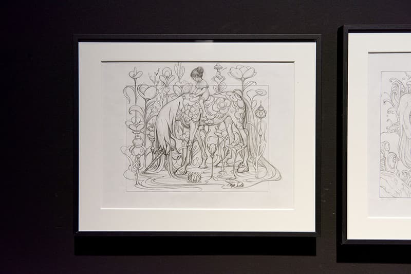 James Jean Eternal Journey Seoul Art Exhibition art artworks paintings murals stained glass south korea Lotte museum