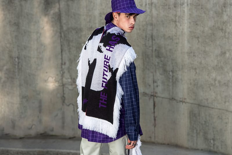 Jan Cerny FW19 Meshes Utility Detailing and Colorful Splatters