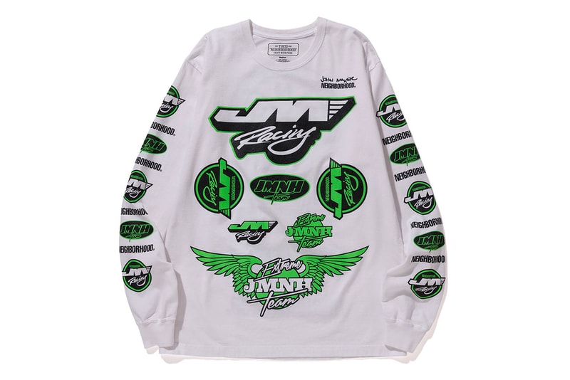John Mayer x NEIGHBORHOOD 2019 Tour Merchandise Collaboration collection release party dj shinsuke takizawa hoodie tee shirt racing team japan april collection capsule