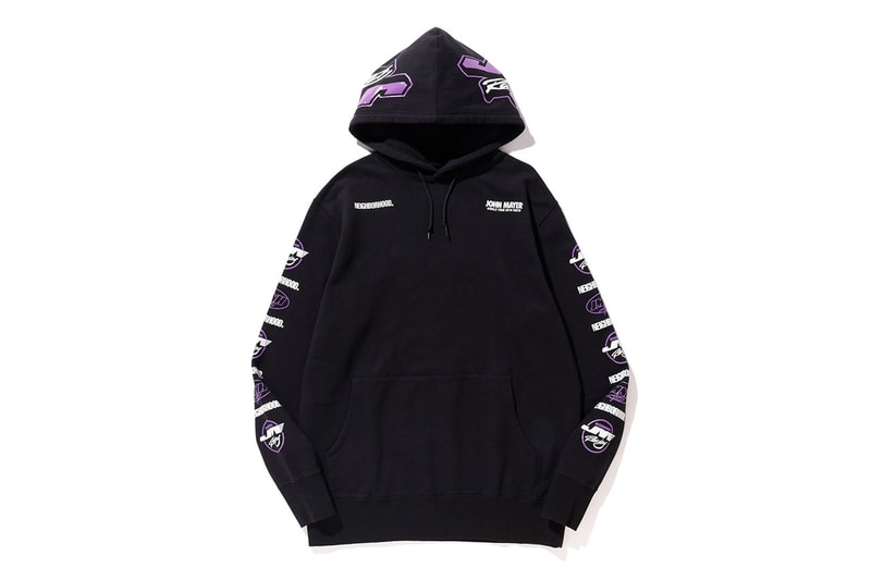 John Mayer x NEIGHBORHOOD 2019 Tour Merchandise Collaboration collection release party dj shinsuke takizawa hoodie tee shirt racing team japan april collection capsule