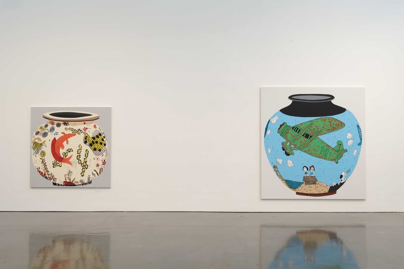 jonas wood exhibition gagosian new york city artworks paintings 