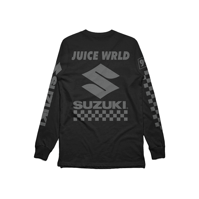 juice wrld suzuki ntwrk death race for love album merch palm springs pop up release date info ntwrk coachella buy merchandise clothing clothes t shirts graphic tees long sleeve short hoodie sweater sweatshirt pullover green yellow black orange white 2019 collab collaboration