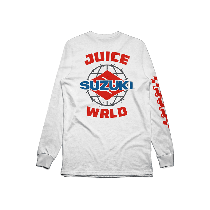 juice wrld suzuki ntwrk death race for love album merch palm springs pop up release date info ntwrk coachella buy merchandise clothing clothes t shirts graphic tees long sleeve short hoodie sweater sweatshirt pullover green yellow black orange white 2019 collab collaboration