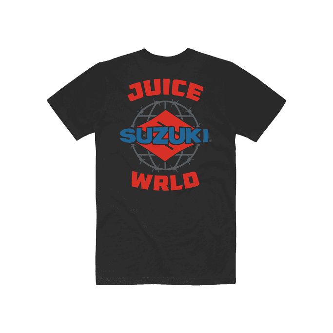 juice wrld suzuki ntwrk death race for love album merch palm springs pop up release date info ntwrk coachella buy merchandise clothing clothes t shirts graphic tees long sleeve short hoodie sweater sweatshirt pullover green yellow black orange white 2019 collab collaboration