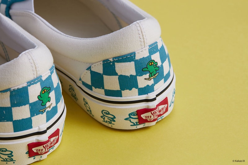 Kakao Friends Hyunye Vans Sneaker Collection KakaoTalk Social Media App footwear shoes old skool era slip on 2019 spring summer ss19 april release date info price when cost may 3 buy details orange purple light blue
