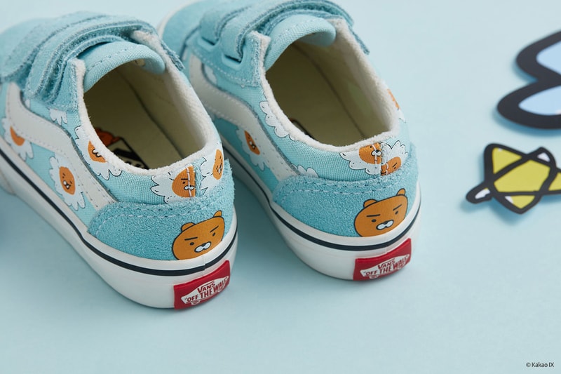 Kakao Friends Hyunye Vans Sneaker Collection KakaoTalk Social Media App footwear shoes old skool era slip on 2019 spring summer ss19 april release date info price when cost may 3 buy details orange purple light blue
