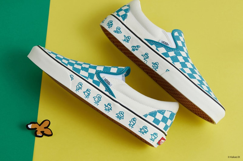 Kakao Friends Hyunye Vans Sneaker Collection KakaoTalk Social Media App footwear shoes old skool era slip on 2019 spring summer ss19 april release date info price when cost may 3 buy details orange purple light blue