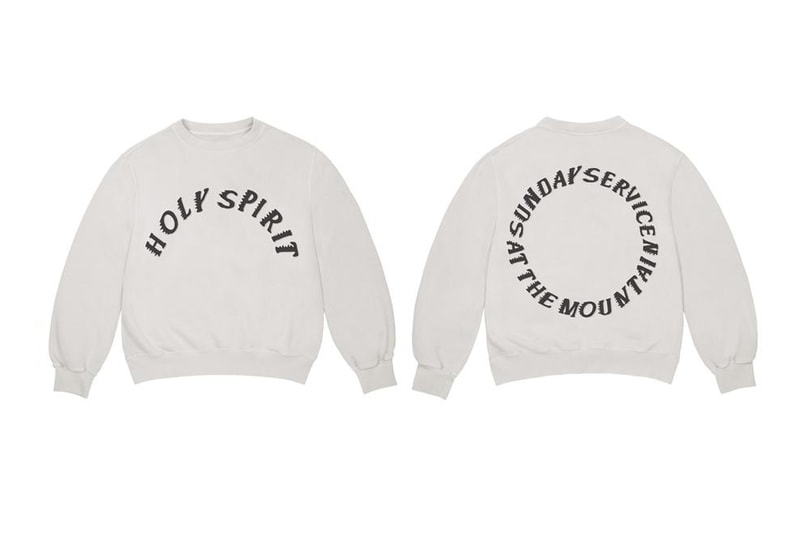 Buy Kanye west YEEZY Sunday Service Coachella Merch clothing apparel holy spirit on the mountatintop trust god jesus walks church socks crewneck sweatpants t shirt tee long sleeve fire sun poncho bone oxen tie dye black white