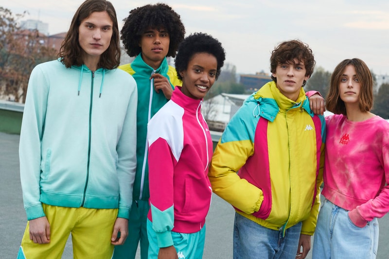 Kappa Fall/Winter 2019 Collection lookbooks football inspired looks track suits jackets 