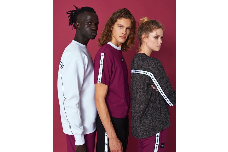 Kappa Fall/Winter 2019 Collection lookbooks football inspired looks track suits jackets 