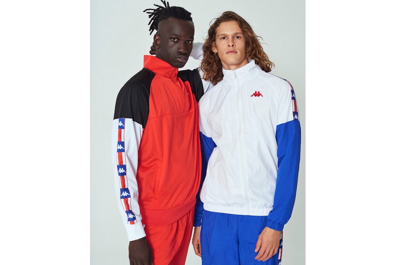 Kappa Fall/Winter 2019 Collection lookbooks football inspired looks track suits jackets 