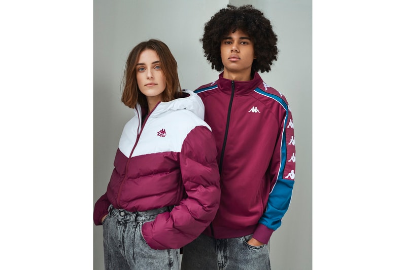 Kappa Fall/Winter 2019 Collection lookbooks football inspired looks track suits jackets 