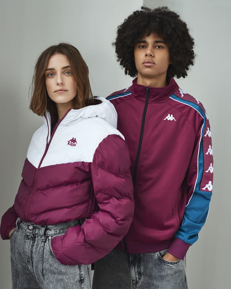 Kappa Fall/Winter 2019 Collection lookbooks football inspired looks track suits jackets