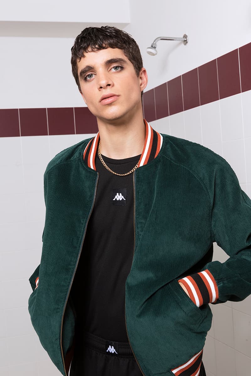 Kappa Launches Football-Infused Kalcio Collection lookbooks soccer black calcio italian