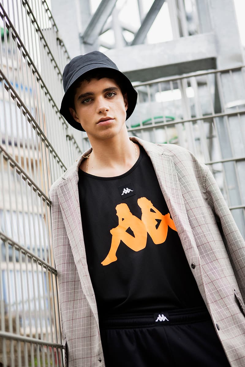 Kappa Launches Football-Infused Kalcio Collection lookbooks soccer black calcio italian 