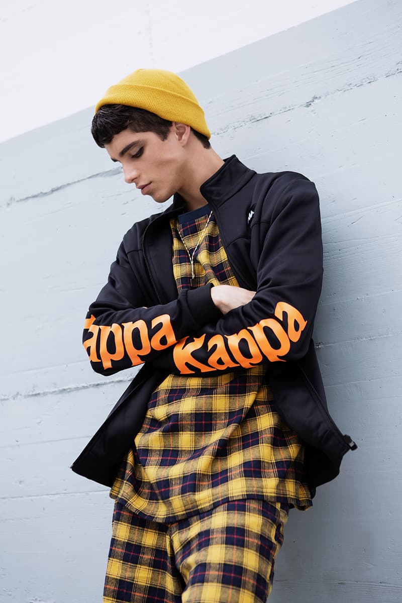 Kappa Launches Football-Infused Kalcio Collection lookbooks soccer black calcio italian