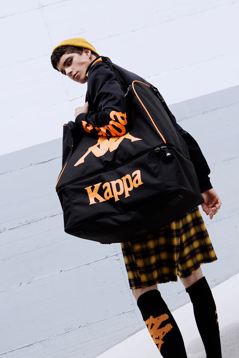 Kappa Launches Football-Infused Kalcio Collection lookbooks soccer black calcio italian 