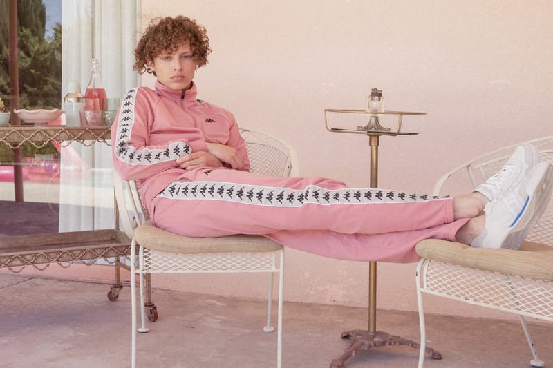 pink kappa tracksuit