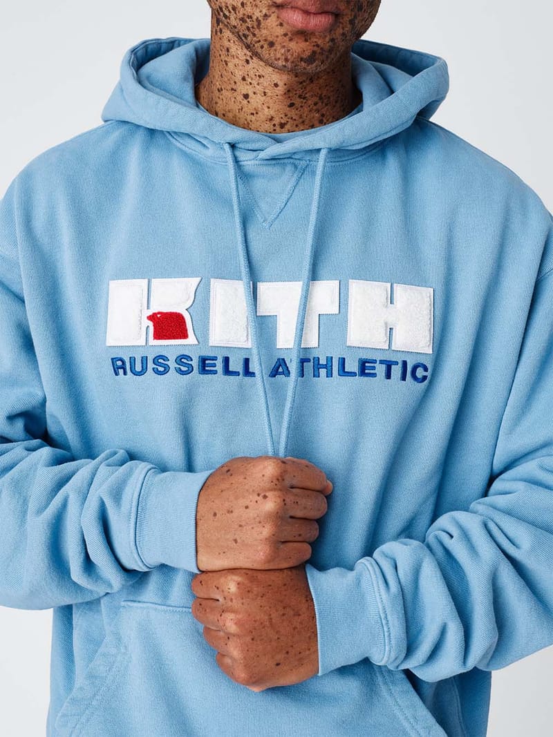 kith russell athletic hoodie