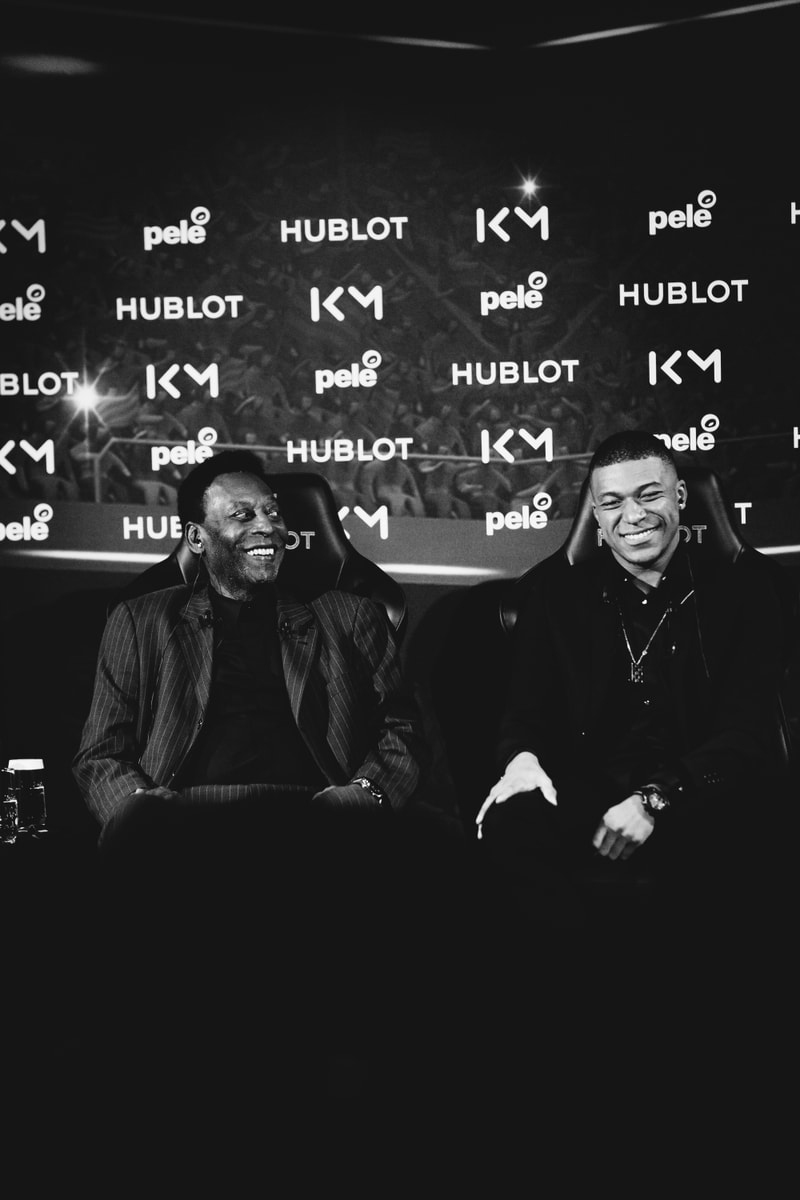 Hublot Brings Two Legends In Soccer Together: Pelé & Mbappé