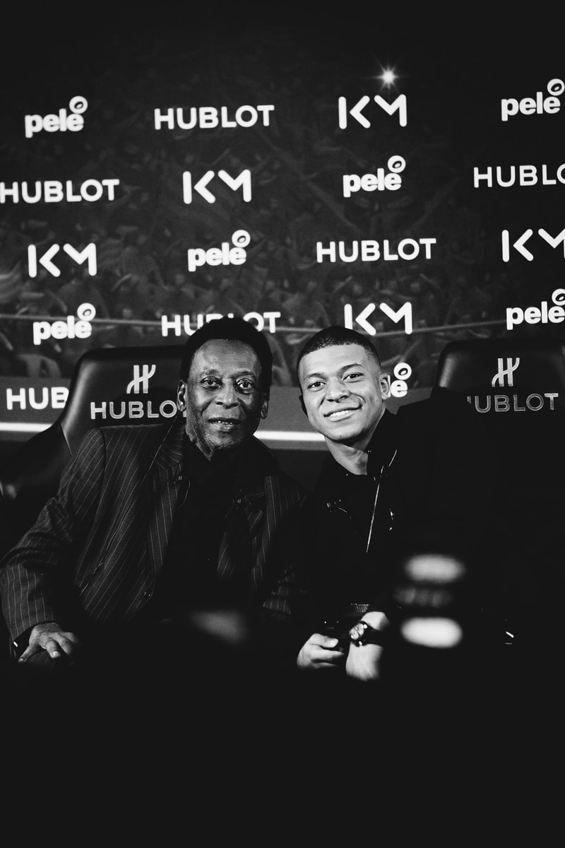 Hublot Brings Two Legends In Soccer Together: Pelé & Mbappé